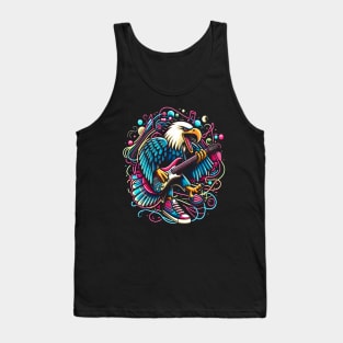 Eagle Jammin on Guitar Tank Top